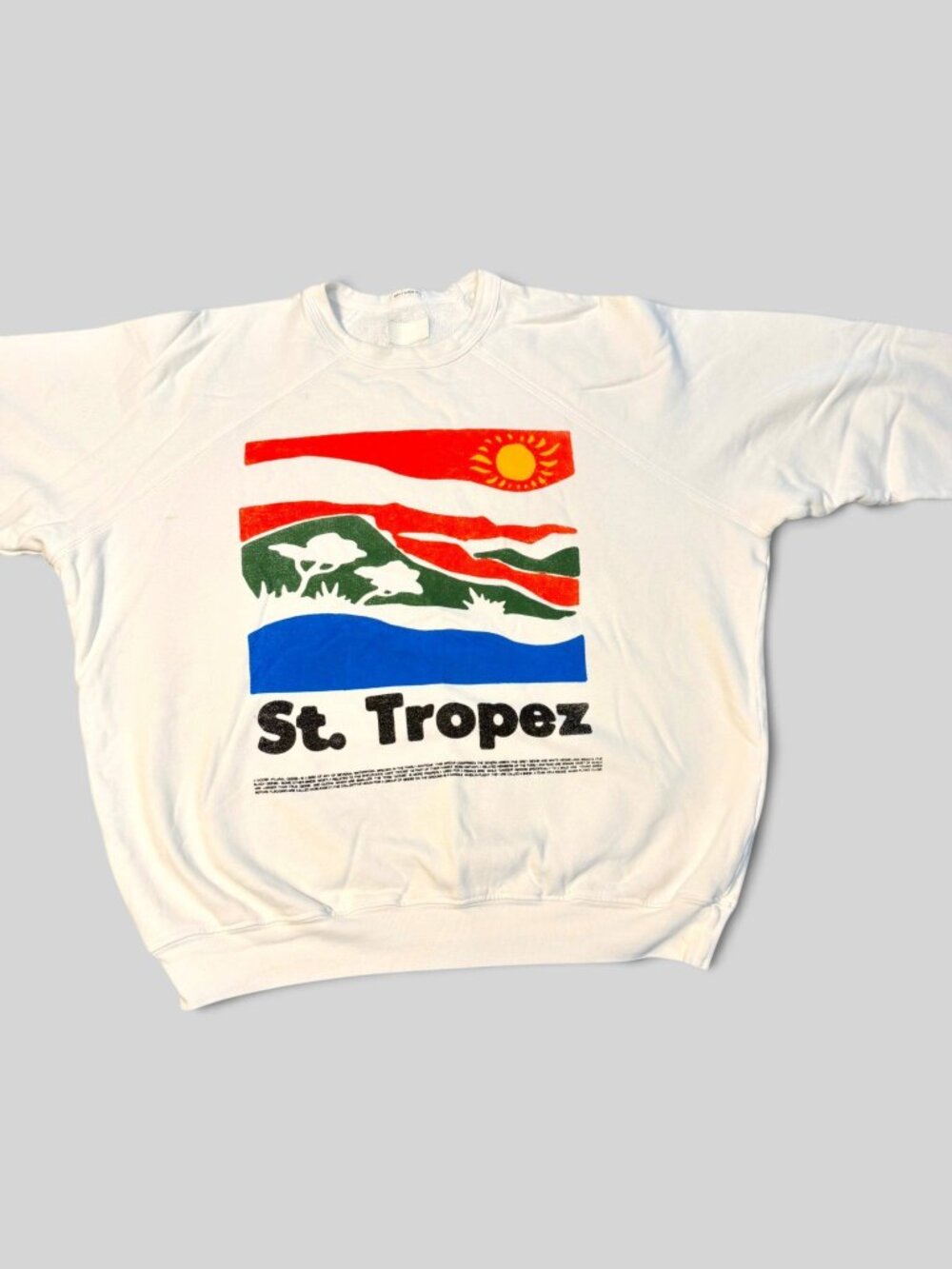 MOTHER - The Biggest Concert Cotton Sweatshirt, St. Tropez, XS, NWOT